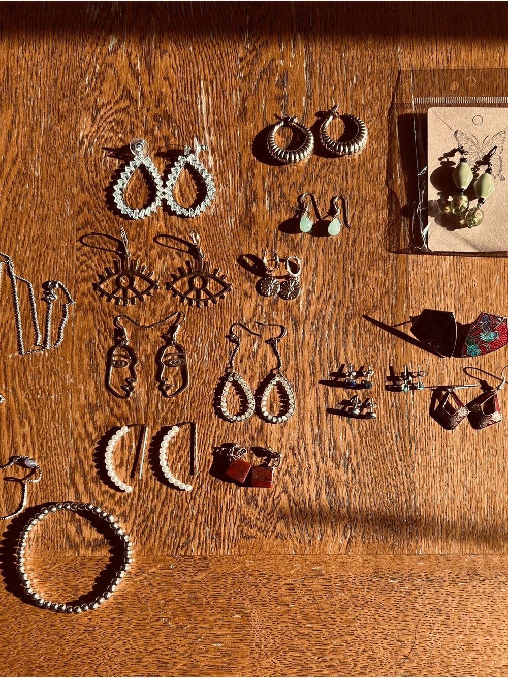 Silver-Tone and Gold-Tone Mixed Earrings Collection - Assorted Styles